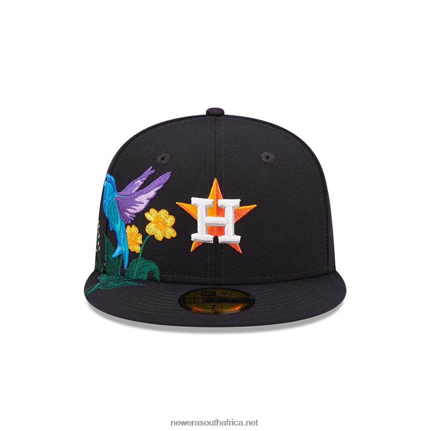 Houston Astros MLB Blooming Navy 59FIFTY Fitted Cap New Era TRBRBN1360