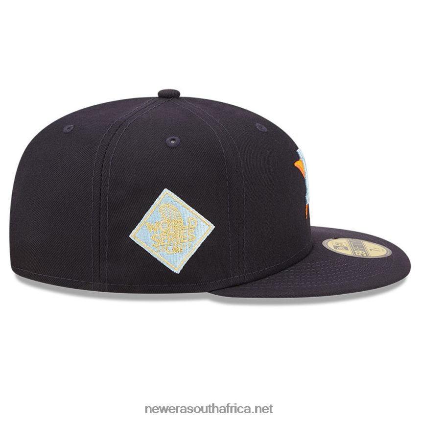 Houston Astros MLB Cloud Navy 59FIFTY Fitted Cap New Era TRBRBN545