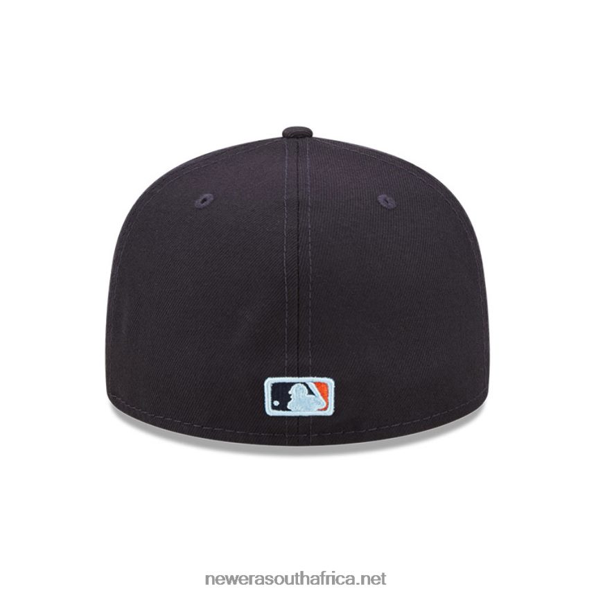 Houston Astros MLB Cloud Navy 59FIFTY Fitted Cap New Era TRBRBN545