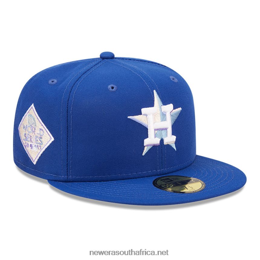 Houston Astros MLB Nightbreak Team Blue 59FIFTY Fitted Cap New Era TRBRBN1381