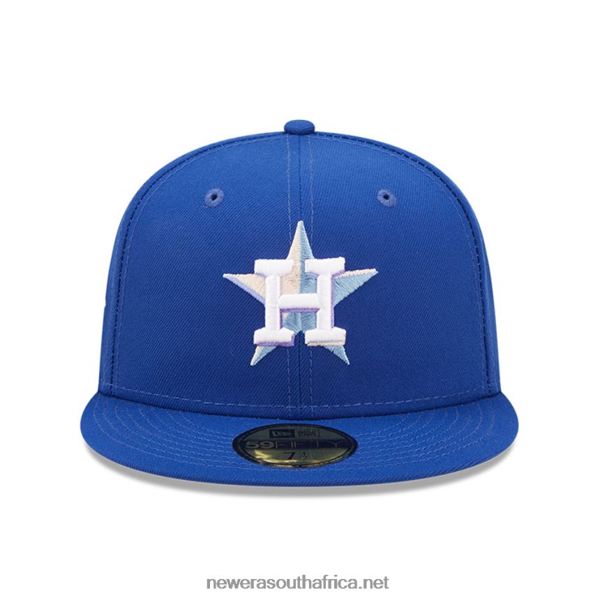 Houston Astros MLB Nightbreak Team Blue 59FIFTY Fitted Cap New Era TRBRBN1381