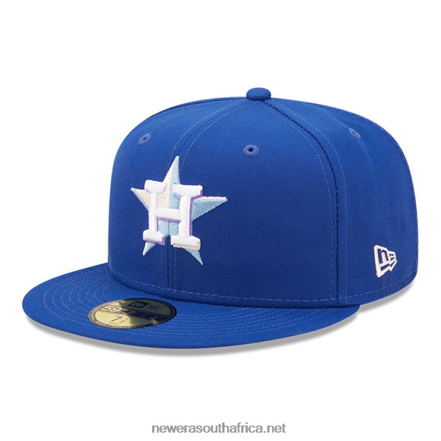 Houston Astros MLB Nightbreak Team Blue 59FIFTY Fitted Cap New Era TRBRBN1381