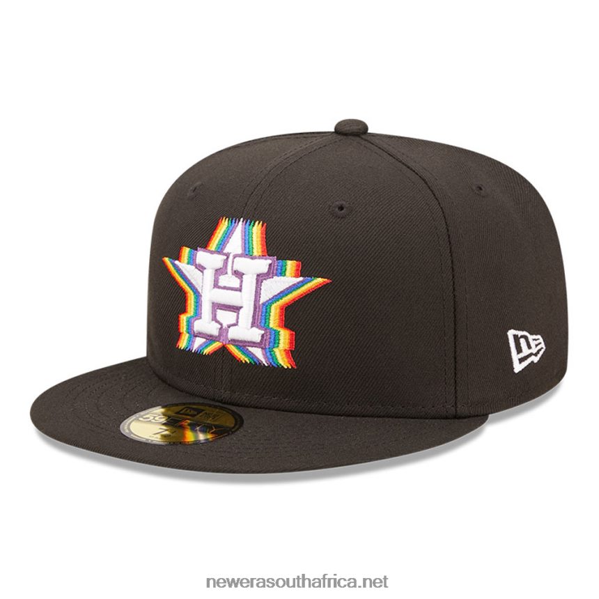 Houston Astros MLB Prismatic Black 59FIFTY Fitted Cap New Era TRBRBN789