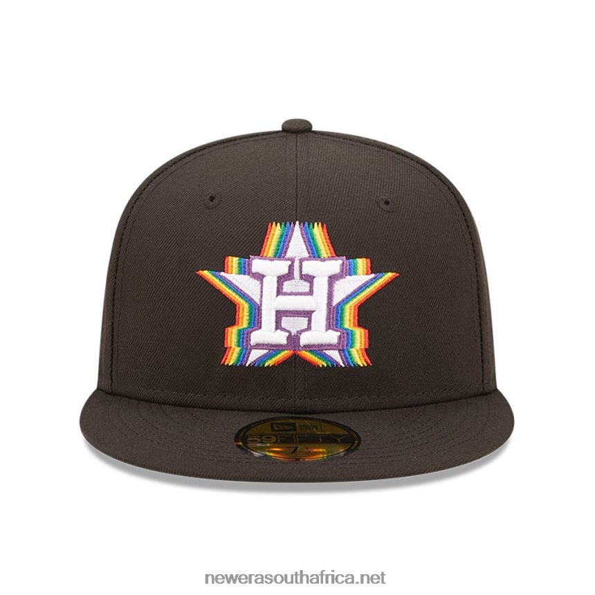 Houston Astros MLB Prismatic Black 59FIFTY Fitted Cap New Era TRBRBN789