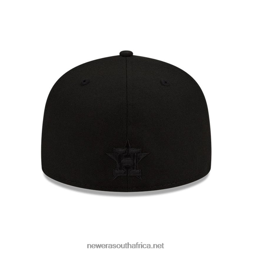 Houston Astros MLB Team Fire Black 59FIFTY Fitted Cap New Era TRBRBN878