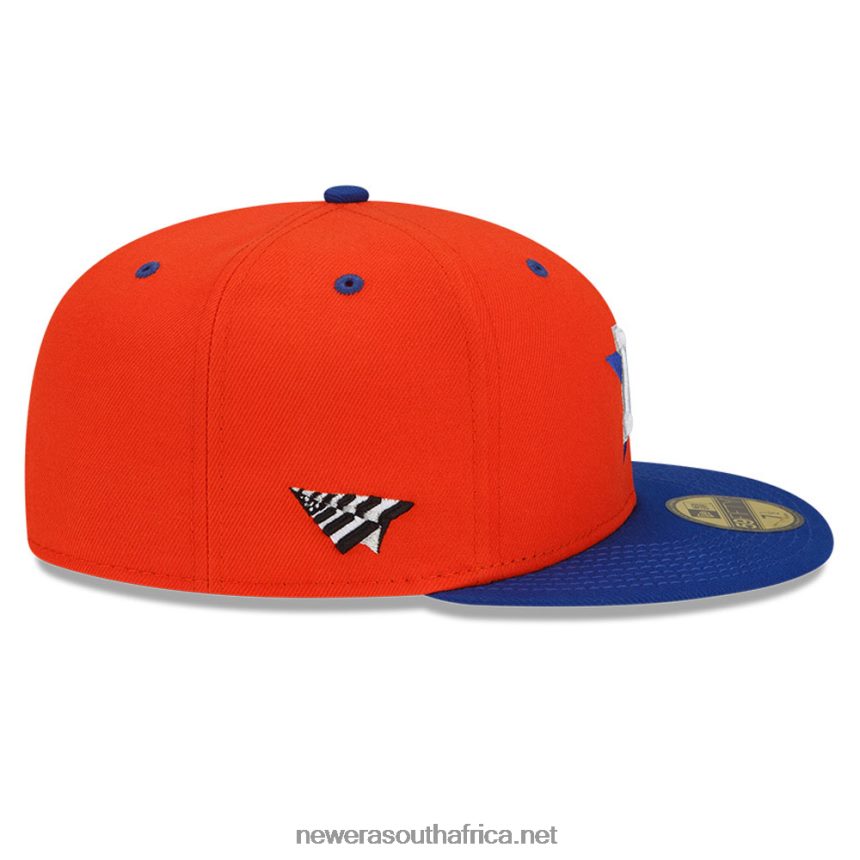 Houston Astros MLB x Paper Planes Orange 59FIFTY Fitted Cap New Era TRBRBN906