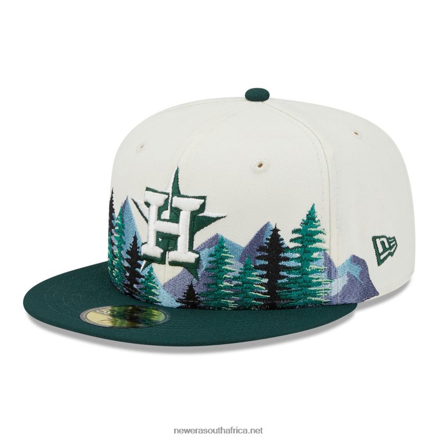 Houston Astros Outdoor White 59FIFTY Fitted New Era TRBRBN81