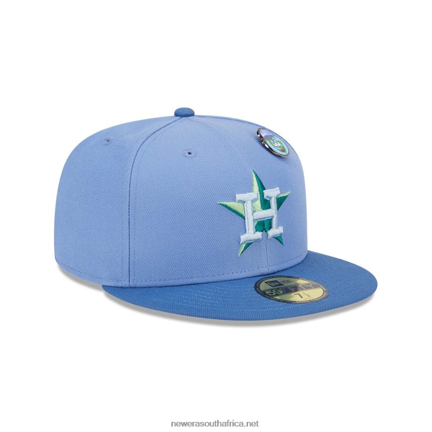 Houston Astros Outer Space Blue 59FIFTY Fitted Cap New Era TRBRBN380