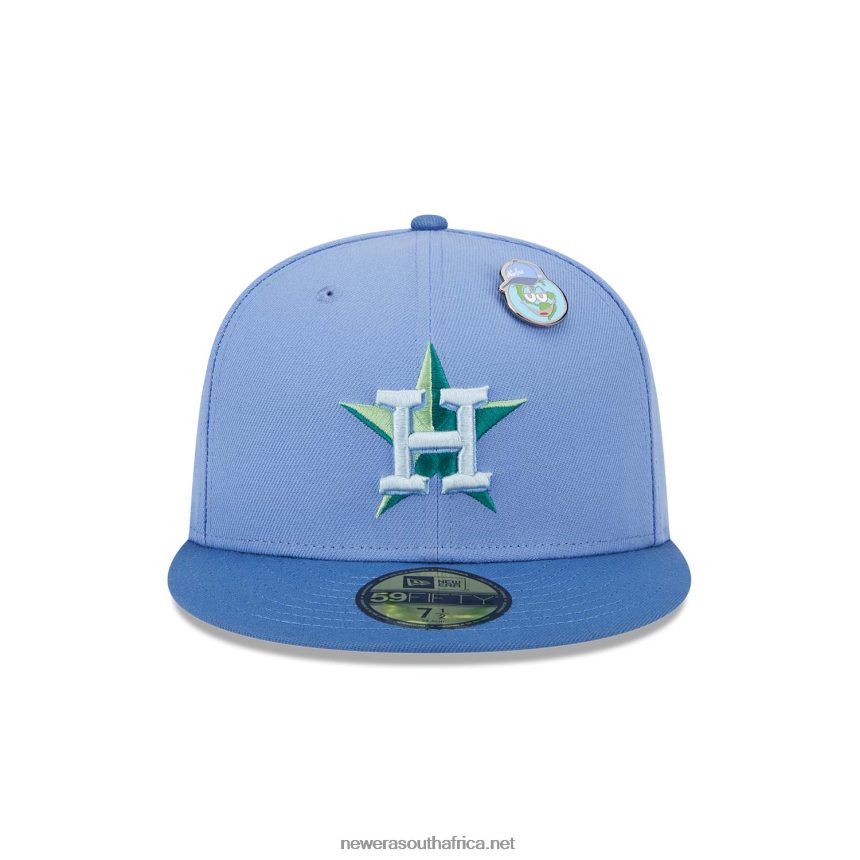 Houston Astros Outer Space Blue 59FIFTY Fitted Cap New Era TRBRBN380