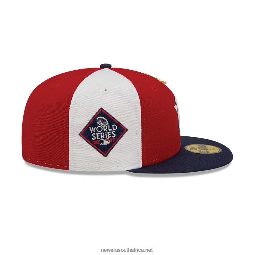 Houston Astros Pinwheel Americana Red 59FIFTY Fitted Cap New Era TRBRBN1198