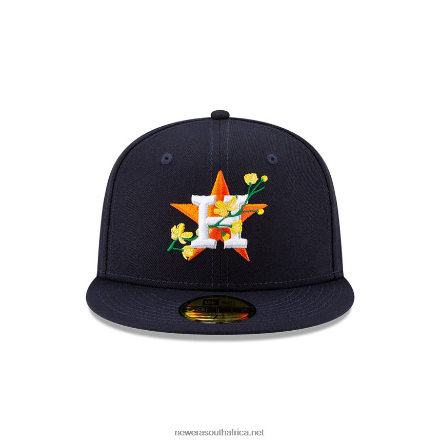 Houston Astros Side Patch Bloom Navy 59FIFTY Fitted Cap New Era TRBRBN1258