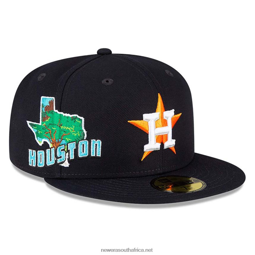 Houston Astros Stateview Navy 59FIFTY Fitted Cap New Era TRBRBN569