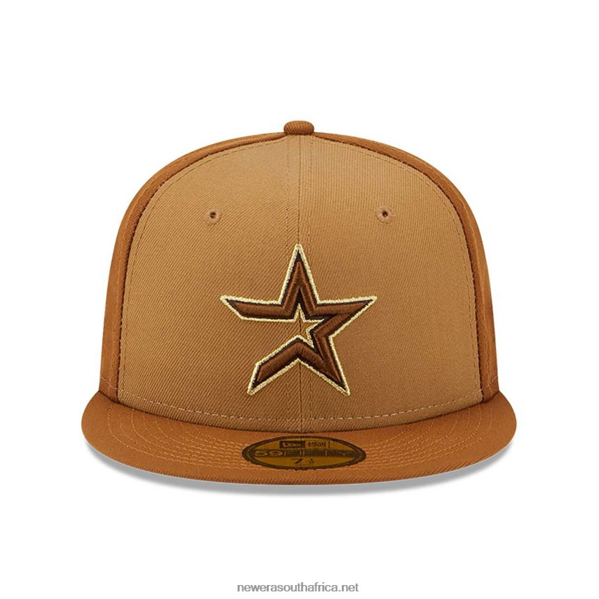 Houston Astros Tri Tone Brown 59FIFTY Fitted Cap New Era TRBRBN567