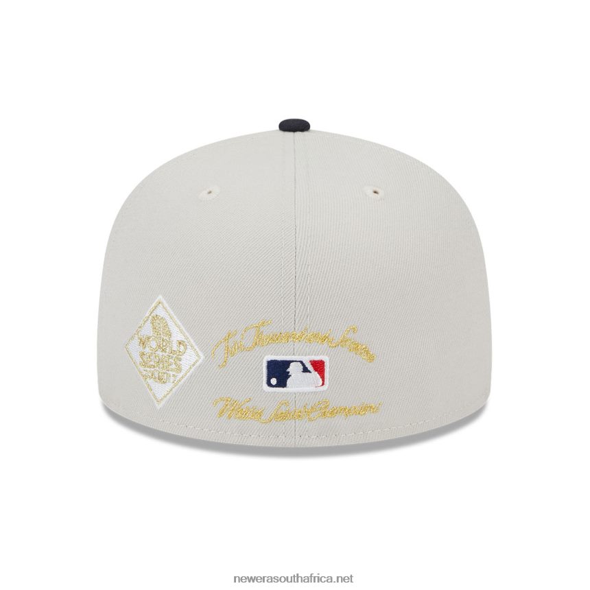 Houston Astros Varsity Letter Stone 59FIFTY Fitted Cap New Era TRBRBN67