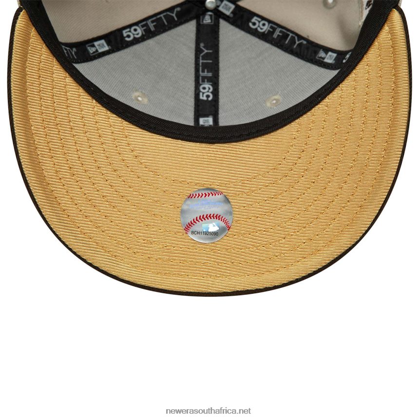 Houston Astros World Series Beige 59FIFTY Fitted Cap New Era TRBRBN277