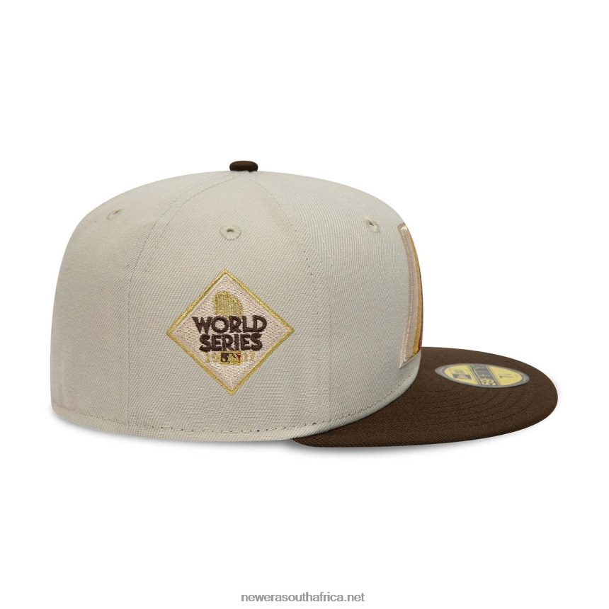 Houston Astros World Series Beige 59FIFTY Fitted Cap New Era TRBRBN277