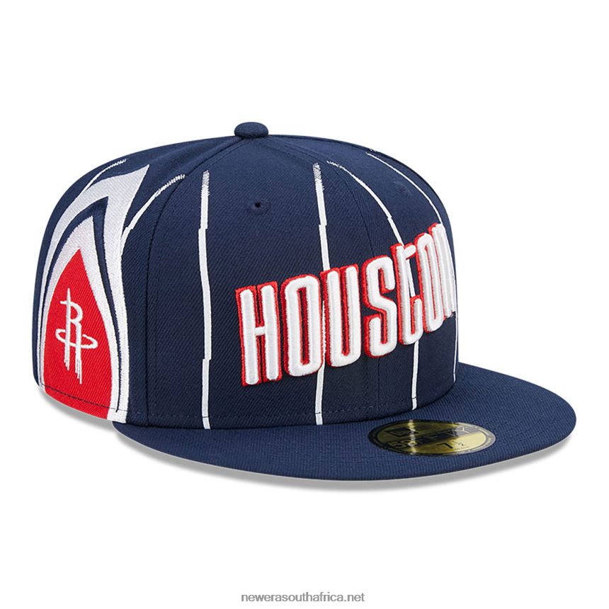 Houston Rockets Authentics City Edition Dark Blue 59FIFTY Fitted Cap New Era TRBRBN400