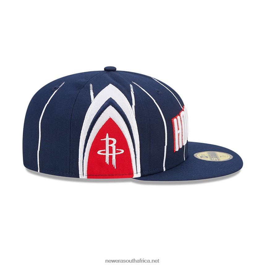 Houston Rockets Authentics City Edition Dark Blue 59FIFTY Fitted Cap New Era TRBRBN400
