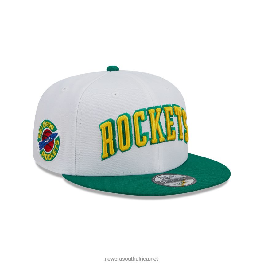 Houston Rockets NBA Classic White 9FIFTY Snapback Cap New Era TRBRBN1883