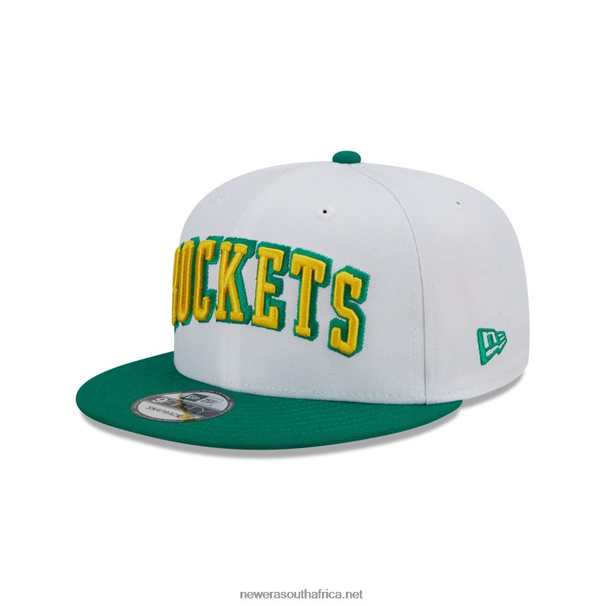 Houston Rockets NBA Classic White 9FIFTY Snapback Cap New Era TRBRBN1883