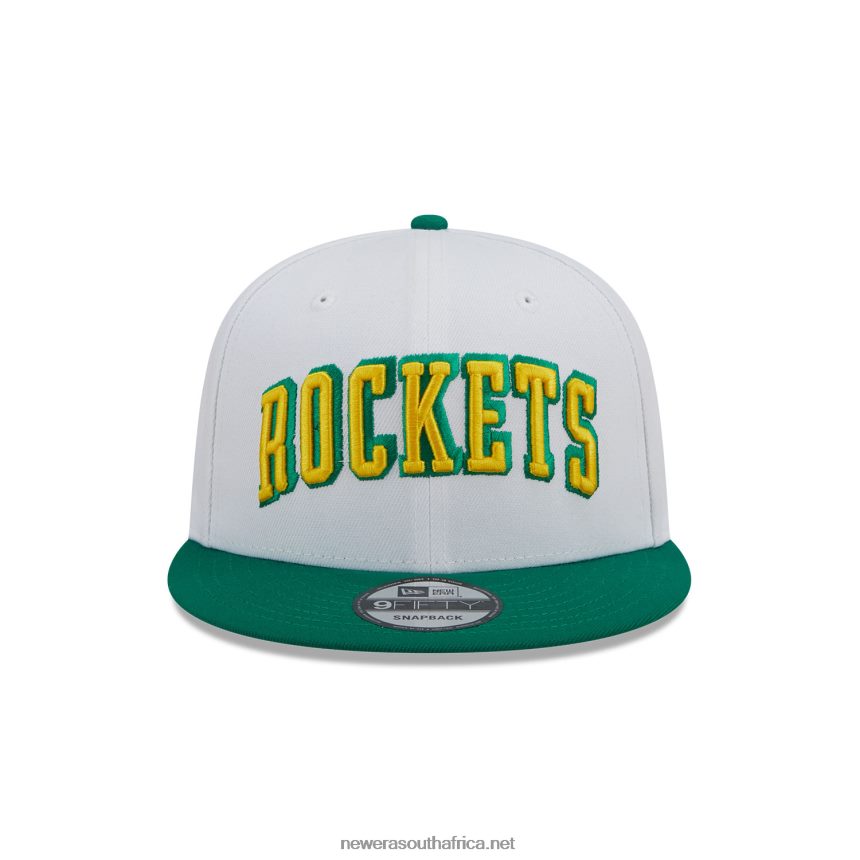 Houston Rockets NBA Classic White 9FIFTY Snapback Cap New Era TRBRBN1883