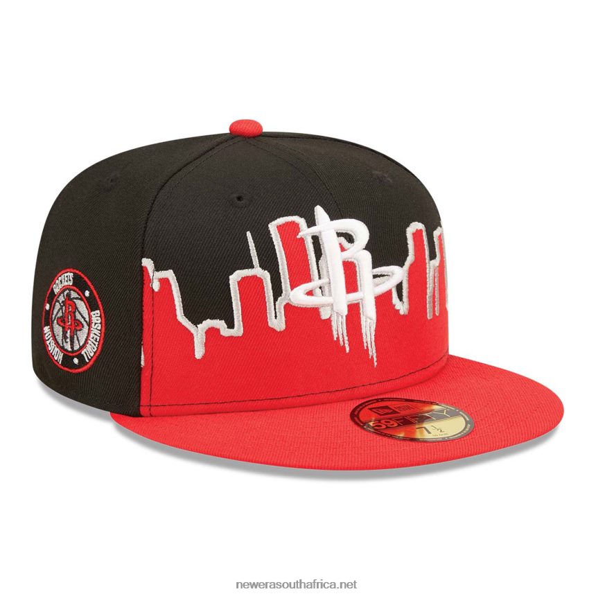 Houston Rockets NBA Tip Off 2022 Black 59FIFTY Fitted Cap New Era TRBRBN1363