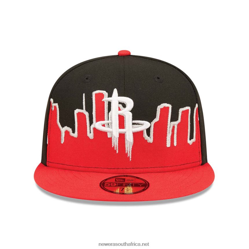 Houston Rockets NBA Tip Off 2022 Black 59FIFTY Fitted Cap New Era TRBRBN1363