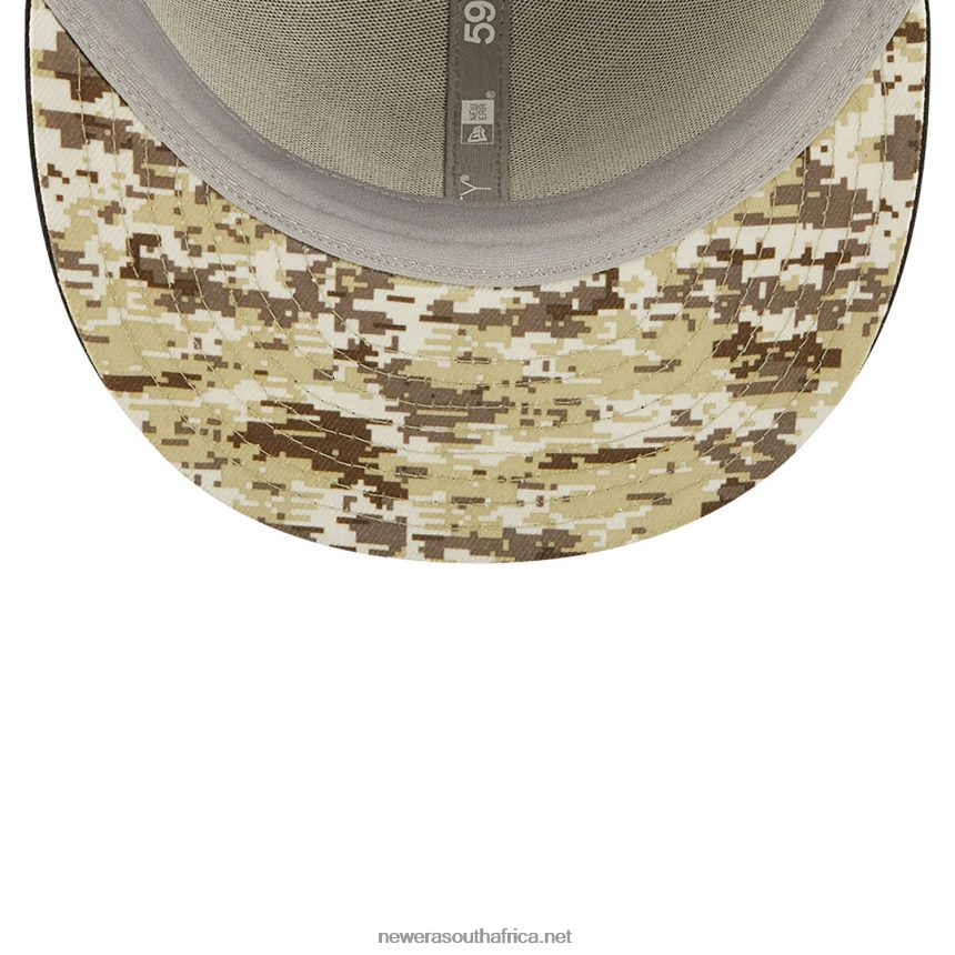 Houston Texans NFL Salute to Service Black 59FIFTY Fitted Cap New Era TRBRBN940