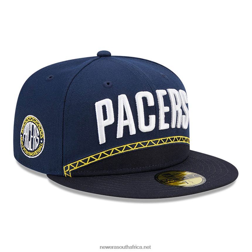 Indiana Pacers Authentics City Edition Dark Blue 59FIFTY Fitted Cap New Era TRBRBN880