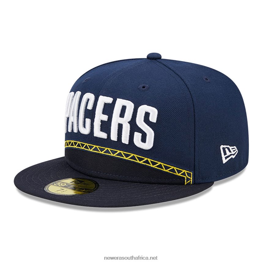 Indiana Pacers Authentics City Edition Dark Blue 59FIFTY Fitted Cap New Era TRBRBN880