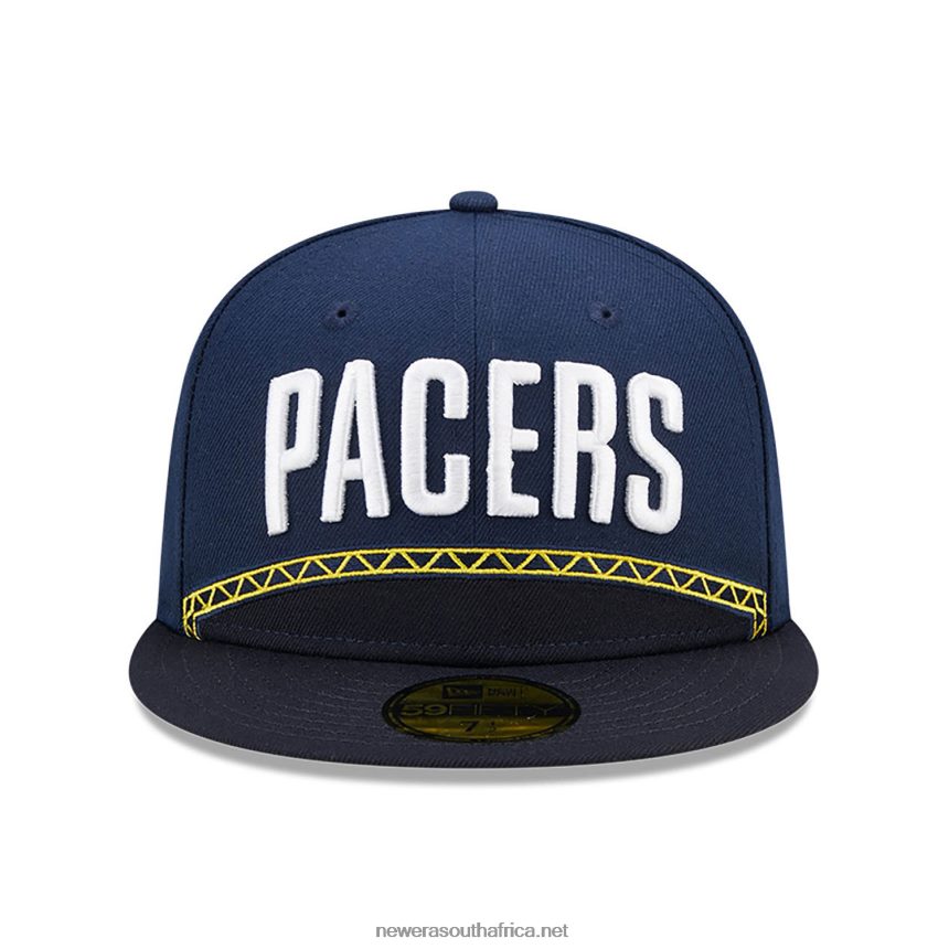 Indiana Pacers Authentics City Edition Dark Blue 59FIFTY Fitted Cap New Era TRBRBN880
