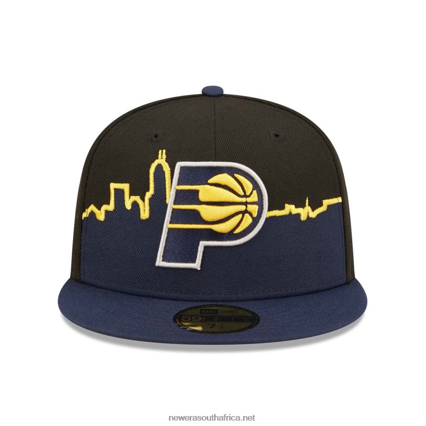 Indiana Pacers NBA Tip Off 2022 Black 59FIFTY Fitted Cap New Era TRBRBN98