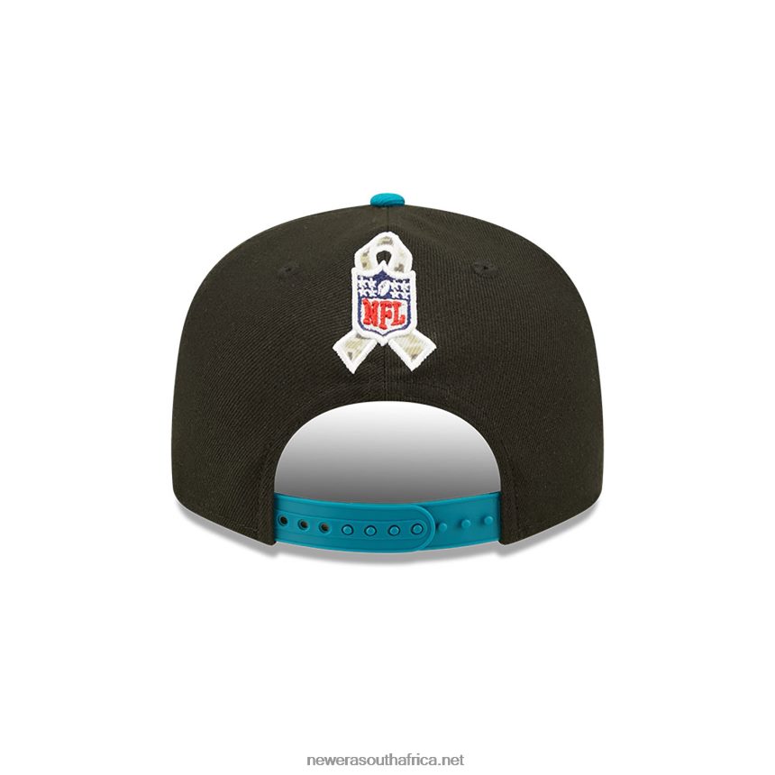 Jackosnville Jaguars NFL Salute to Service Black 9FIFTY Snapback Cap New Era TRBRBN1843