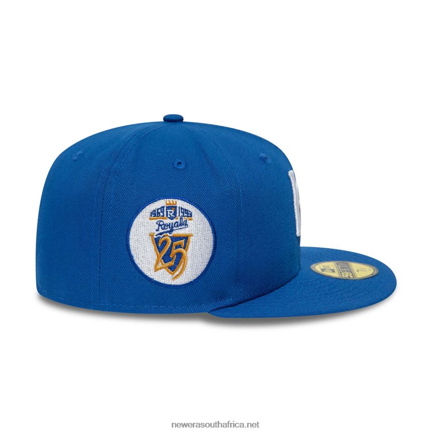 Kansas City 25th Anniversary Royals Blue 59FIFTY Fitted Cap New Era TRBRBN451