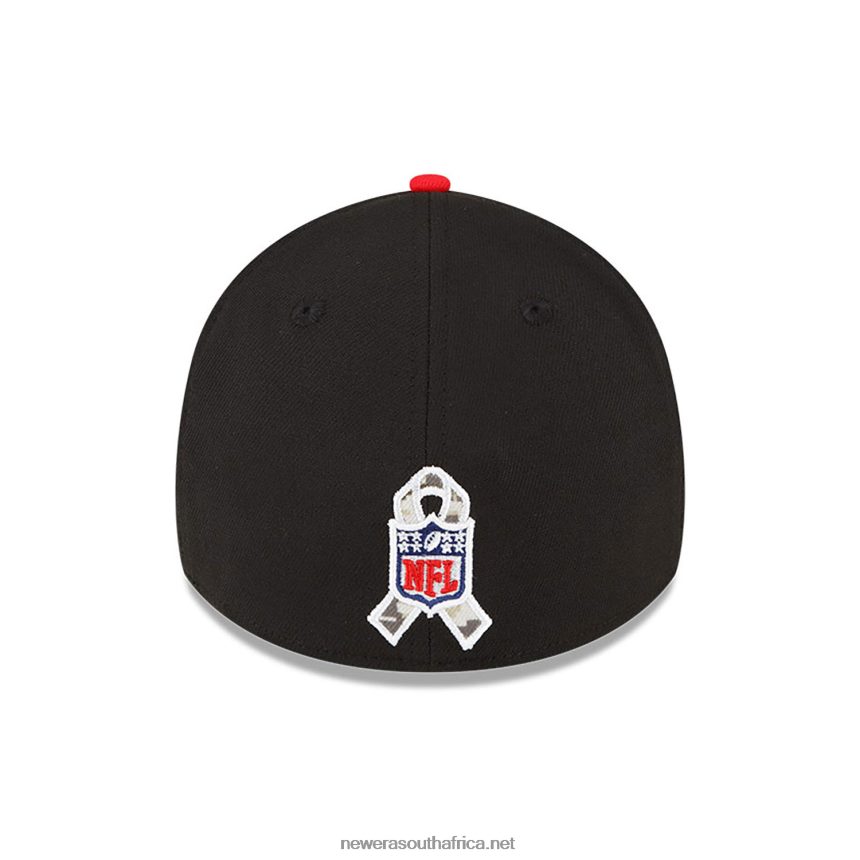 Kansas City Chiefs NFL Salute to Service Black 39THIRTY Stretch Fit Cap New Era TRBRBN2187