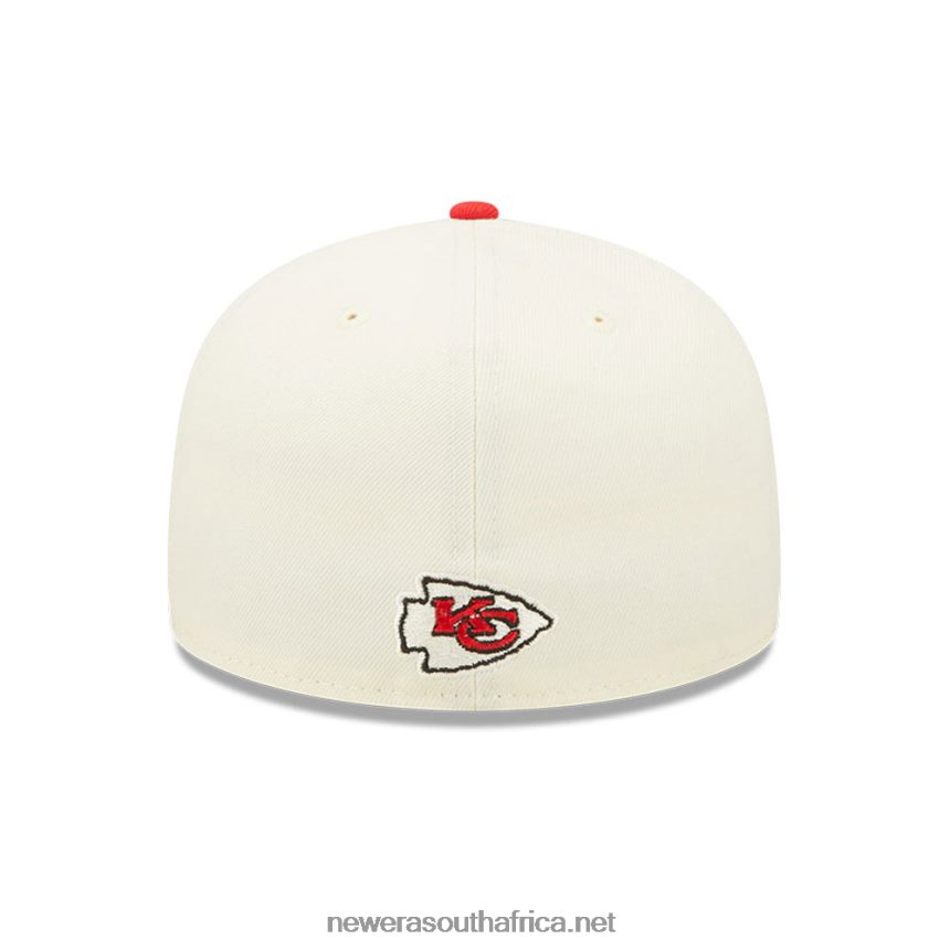 Kansas City Chiefs NFL Sideline 2022 White 59FIFTY Fitted Cap New Era TRBRBN1327