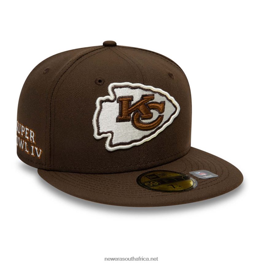 Kansas City Chiefs Team Spotlight Brown 59FIFTY Fitted Cap New Era TRBRBN1042