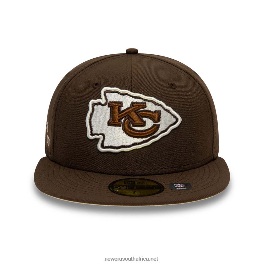 Kansas City Chiefs Team Spotlight Brown 59FIFTY Fitted Cap New Era TRBRBN1042