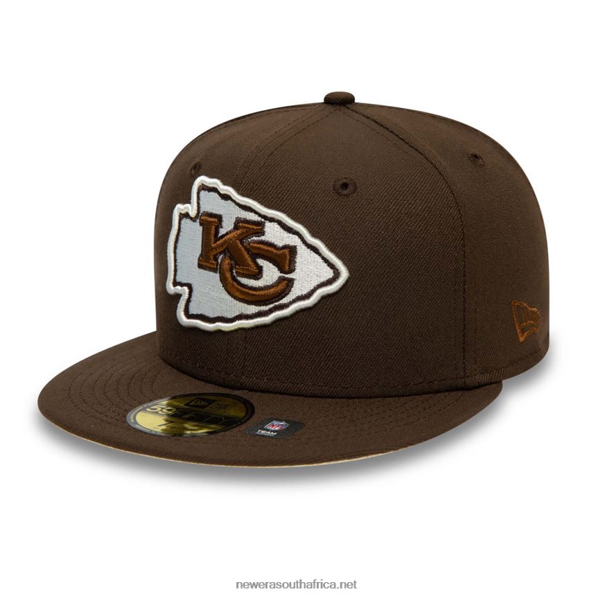 Kansas City Chiefs Team Spotlight Brown 59FIFTY Fitted Cap New Era TRBRBN1042