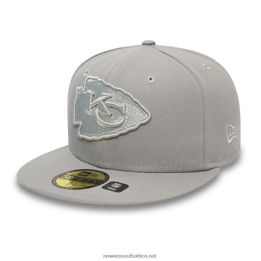Kansas City Chiefs Team Spotlight Grey 59FIFTY Fitted Cap New Era TRBRBN1102
