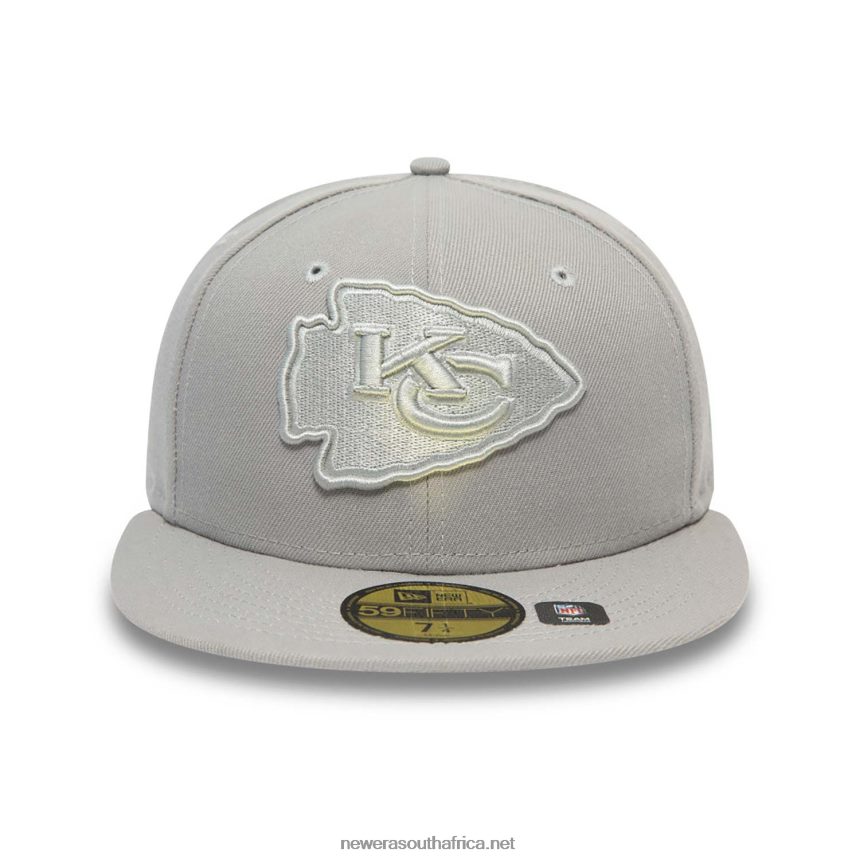 Kansas City Chiefs Team Spotlight Grey 59FIFTY Fitted Cap New Era TRBRBN1102