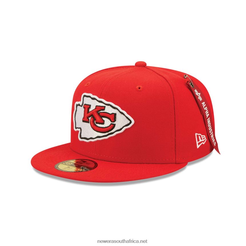 Kansas City Chiefs x Alpha Industries Red 59FIFTY Fitted Cap New Era TRBRBN486