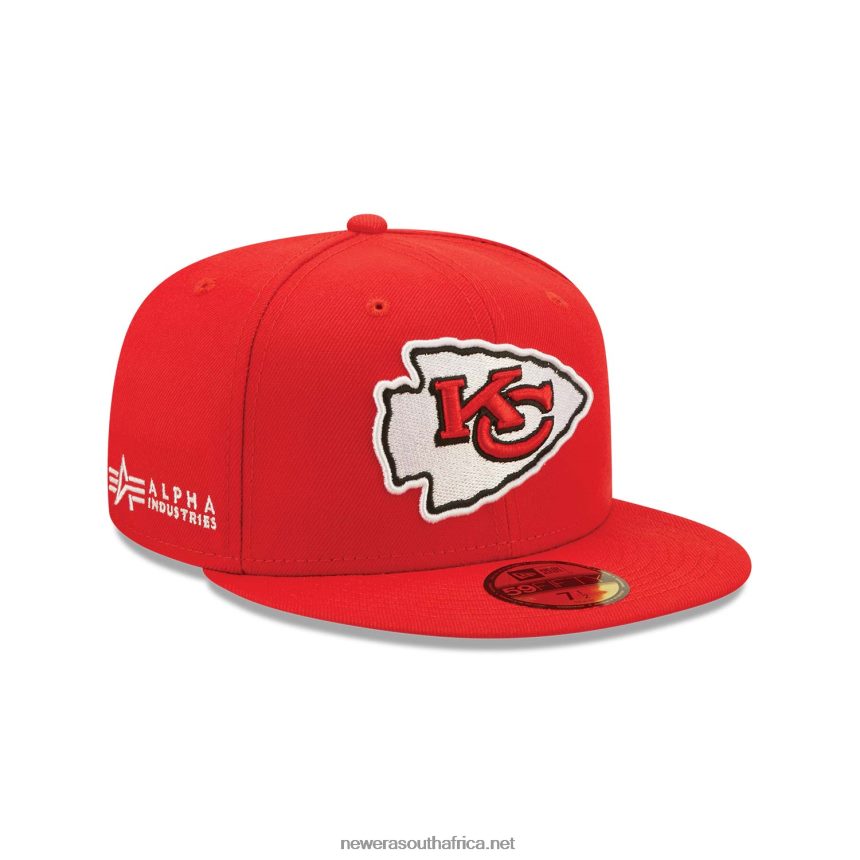 Kansas City Chiefs x Alpha Industries Red 59FIFTY Fitted Cap New Era TRBRBN486