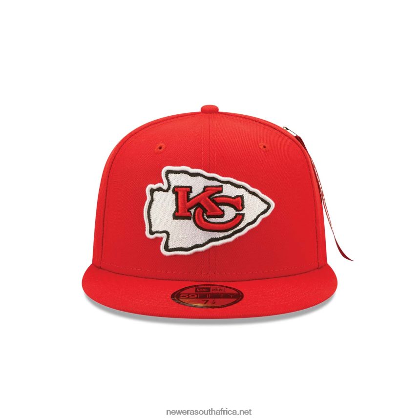 Kansas City Chiefs x Alpha Industries Red 59FIFTY Fitted Cap New Era TRBRBN486