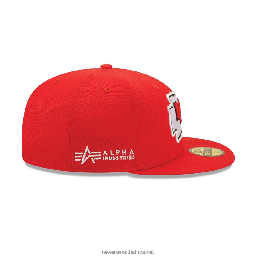 Kansas City Chiefs x Alpha Industries Red 59FIFTY Fitted Cap New Era TRBRBN486