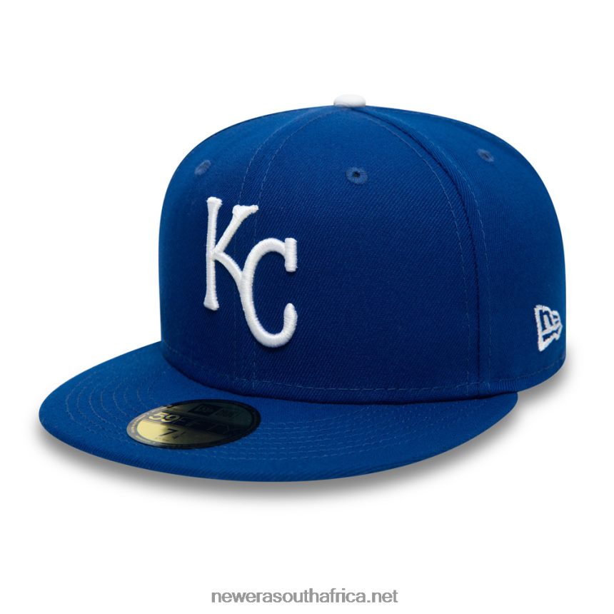 Kansas City Royals AC Perf Blue 59FIFTY Cap New Era TRBRBN1385