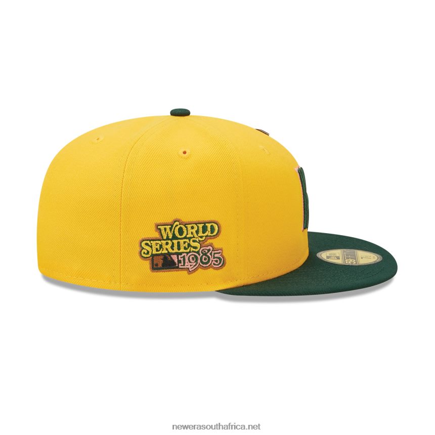 Kansas City Royals Back to School Yellow 59FIFTY Fitted Cap New Era TRBRBN111