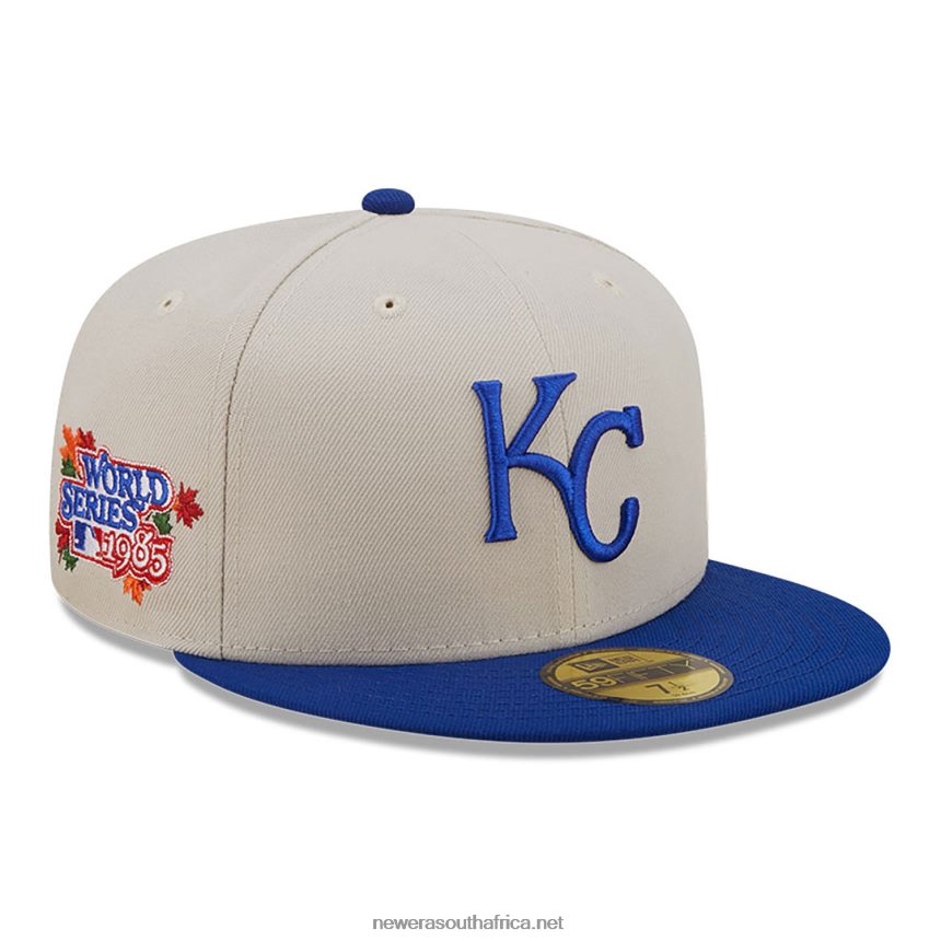 Kansas City Royals Fall Classic White 59FIFTY Fitted Cap New Era TRBRBN830