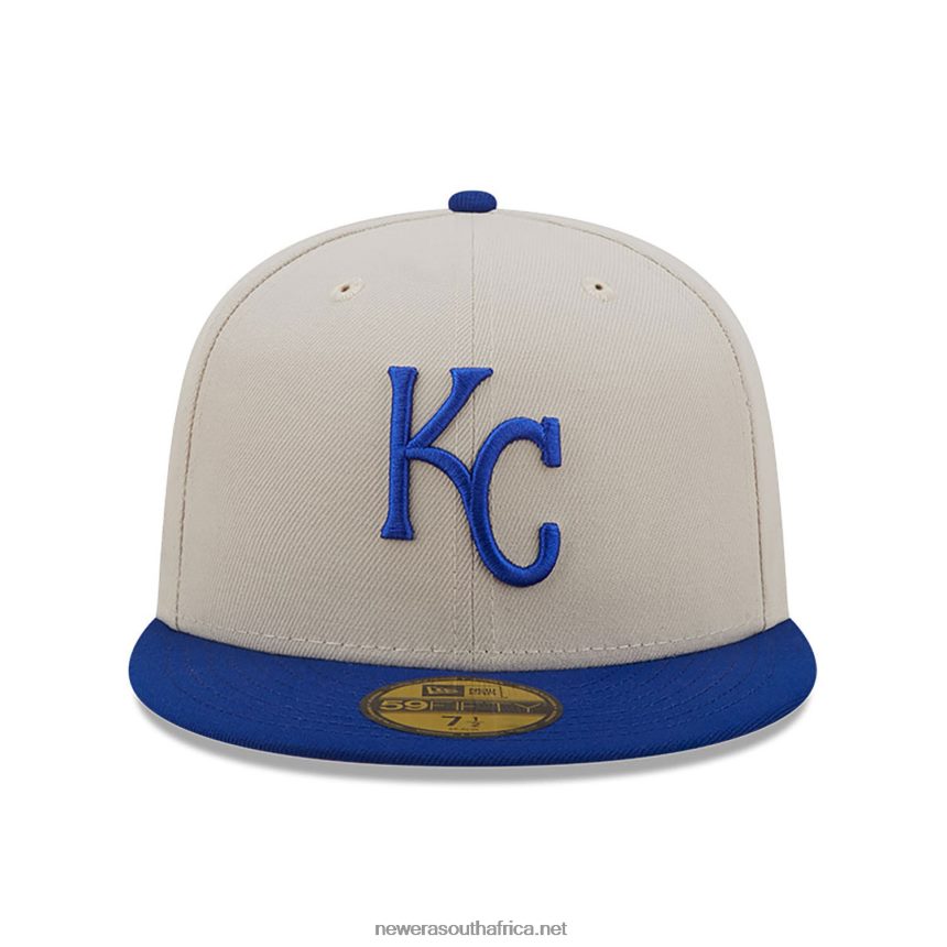 Kansas City Royals Fall Classic White 59FIFTY Fitted Cap New Era TRBRBN830