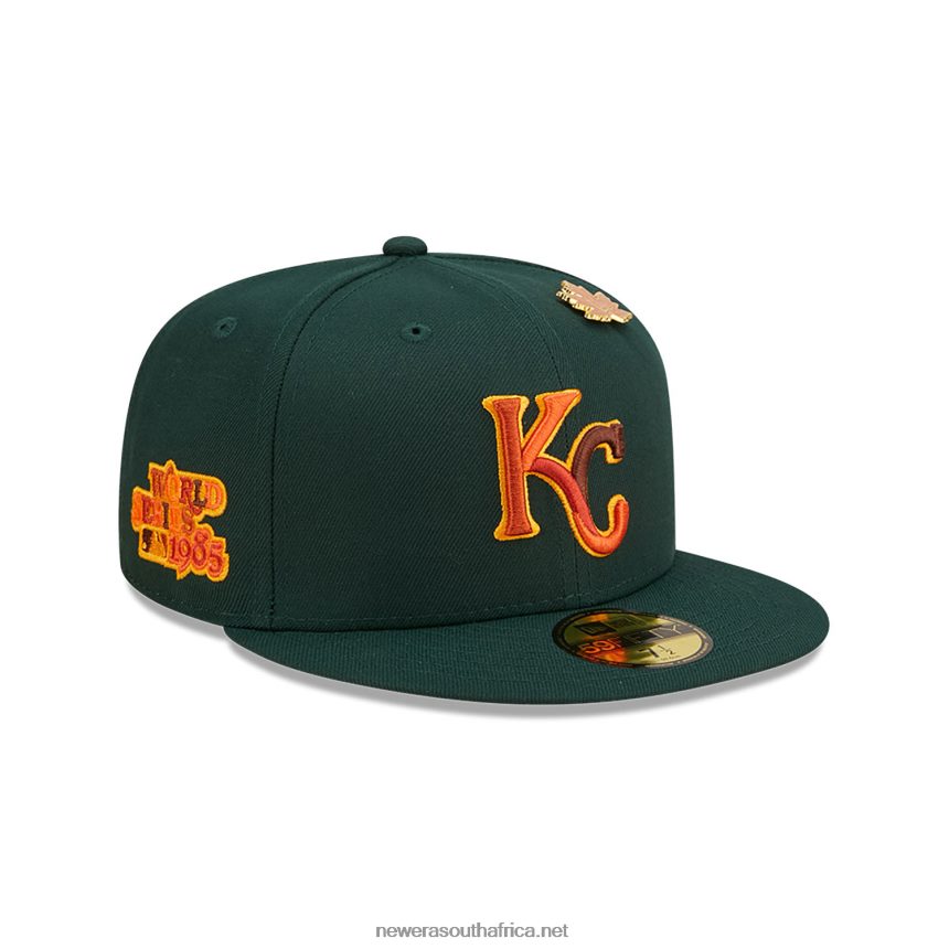 Kansas City Royals Leafy Dark Green 59FIFTY Fitted Cap New Era TRBRBN535